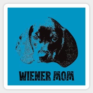 Wiener Mom - Dachshund Mom Sticker